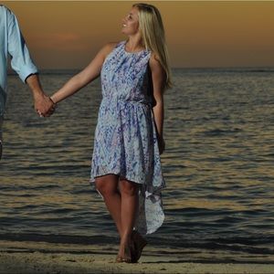 Flowy high low dress Forever 21 size L